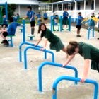 Outdoor Fitness Equipment Push Up Stands